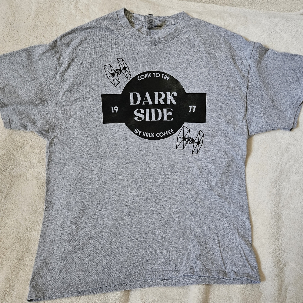 Star wars dark side coffee tee shirt